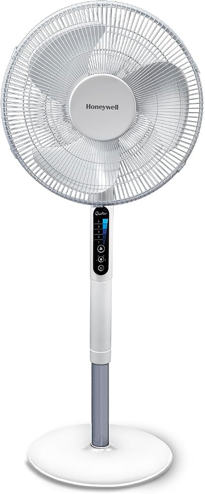 HONEYWELL Advanced QuietSet HSF600 Ayaklı Vantilatör, 5 HIz Ayarı, Zamanlayıcı Fonksiyonu, 70 Derece Salınım, Yükseklik, Uzaktan Kumandalı - Beyaz