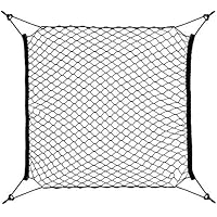Yizhet Auto Netz Schutznetz und Gepäcknetz Kofferraumnetz mit 4 Haken - 70 x 70cm für alle Fahrzeugtypen, auch Kombis…