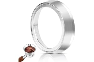 NOTSEK 51mm Dosing Funnel, Stainless Steel Coffee Dosing Funnel with 8 Magnets, Coffee Funnel for 51mm Portafilter Espresso Machine Accessories