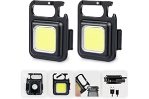 Pristar Mini LED Lampade di ispezione Ricaricabile 800 Lumen Luce Magnetica Lampada da lavoro Portatile Piccole Torce Elettriche Impermeabile per Riparazioni Campeggio Illuminazione di Emergenza