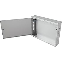 Armadio Rack A Muro 19" Intellinet 4U/2U - Grigio, Basso Profilo Per Apparecchiature Di Rete