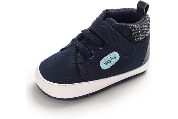 MASOCIO Chaussure Bébé Garçon Premier Pas Baskets Plat Semelle Souple Antiderapant