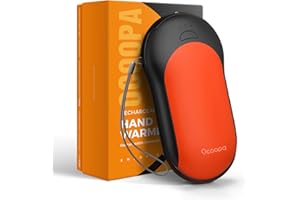 OCOOPA Chauffe-Mains PD Charge Rapide, Power Delivery 10000mAh USB C Chauffe-Mains électrique Rechargeable Powerbank, 15 Heures de Chaleur Durable pour Les Sports de Plein air, Cadeau pour Femme