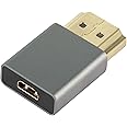 QIANRENON Micro HDMI to HDMI Converter Adapter Gold Plated HDMI Male to Micro HDMI Female Extender Adapter 4K 3D@60Hz