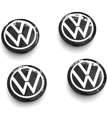Cache-moyeu Central VW D'origine - Référence 1C0601149D GTT, Couleur Argent Bleu, Neuf - 3