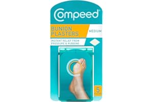 Compeed Bunion Plasters 5 Pack - Hydrocolloid Foot Treatment, Effective Protection Against Pressure and Rubbing