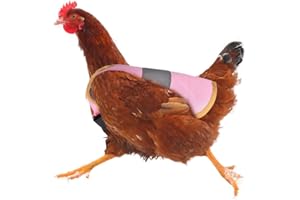 FACYNDE Selle de Poulet pour Poulets - Tablier de Selle de Poulet - Tablier de volaille avec Ruban Simple - Accessoire d'entretien pour volaille de Taille Standard