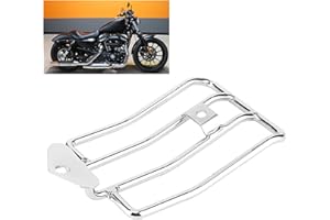 ‎EBTOOLS Motorrad-Kotflügel-Gepäckträger, Motorradträger, Rückenlehnen-Stützrahmen, passend für Nightster Roadster XL883 für Custom XL 883C
