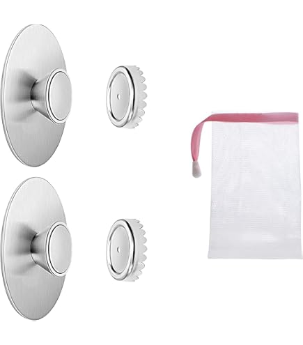 Lot De 6 Plaques Magnétiques De Rechange WEIDEBACH® – Acier Inox SS430 Anti-Rouille Pour Porte-Savon Aimanté
