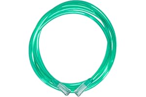 THE OXYGEN STORE Tubo de oxígeno verde de 15 metros, flujo de oxígeno ininterrumpido, tubo de oxígeno de grado médico, resistente a las torceduras, diseño de tres canales, terapia de oxígeno en el hogar, aprobado por