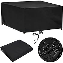 Black Housse Salon De Jardin Exterieur 150x140x75cm Bache