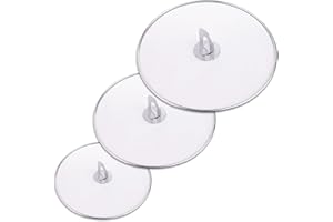 sinzau Paraspruzzi, 3 Pezzi di Paraspruzzi in Acciaio Inox con Maniglia da Cucina Pieghevole, Coperchio Paraspruzzi per Pentole Ø 25/29/33 cm