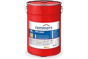 Remmers HK-Lasur 3in1 farblos, 10 Liter, Holzlasur aussen, 3facher Holzschutz mit Imprägnierung + Grundierung + Lasur, Feuchtigkeit- und UV-Schutz