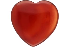 LEBENSQUELLE PLUS Pequeño corazón de piedra natural, 2 x 2 cm, pulido y hecho a mano, ideal como amuleto de la suerte, regalo o compañero espiritual