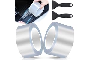 HUANMIN 2PCS lackschutzfolie transparent, steinschlagschutzfolie, lackschutzfolie auto, schutzfolie fahrradrahmen, rahmenschutzfolie fahrrad, lackschutzfolie fahrrad für Auto&Fahrrad&Motorrad（5cm*10m+7cm*10m)