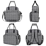 Bonamana Multifunktions-Rucksack-Windel-Beutel-wasserdichte Baby-Windel-Beutel-Mama-Beutel mit ändernder Auflage-großer Kapazität - 4