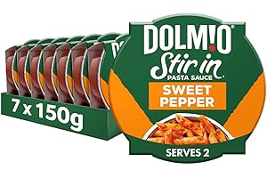 Dolmio Stir In Sweet Pepper Pasta Sauce, Bulk Multipack 7 x 150 g pots