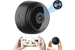 AMITVA Homezo Mini cámara de Seguridad WiFi, cámara espía cámara Oculta WiFi, A9 Mini 1080p HD cámara de Seguridad magnética inalámbrica (Negro)