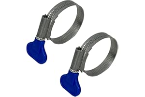 BEST PRICE SQUARE Jubilee Wingspade - Abrazadera para manguera (30 mm, 45 mm, 2 unidades)
