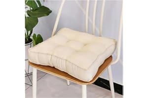 JORTUIO Cojines para Silla de Oficina ,Acolchados ,45x45cm /50x50cm ,Cojines para Silla de Jardin,Cómodos,para la Decoración de Cocina y Sala,Jardin ,Terraza,Escritorio,Gaming,Chair Cushions ( Color : #45 , S