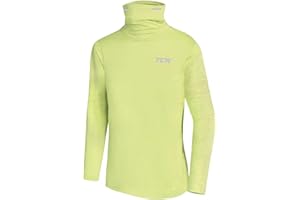 TCA Warm-Up da Bambino Maglia a Collo Alto da Corsa Termico a Maniche Lunghe