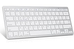 SENGBIRCH Tastiera Bluetooth Italiana, Wireless Tastiera Portatile Light per Tablet iPad, Samsung, Huawei, iOS, Android, Windows e Qualsiasi Dispositivo Abilitato Bluetooth, Bianco