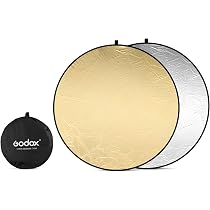 Accessori Fotografia Professionale Riflettore Pieghevole Neewer 5-in-1 Ovale 80x120cm - Traslucido, Argento, Nero, Oro, Bianco Riflettore Fotografico