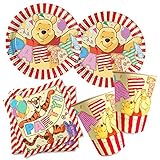 Set de 36 piezas para los cumpleaños infantil - Diseño: Winnie the Pooh