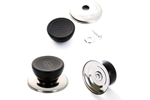 XEIHUUL Bouton De Couvercle - Boutons De Remplacement Universels Pour Couvercle De Casserole, Poignée De Bouton De Couvercle De Casserole, Pour Les Ustensiles De Cuisine