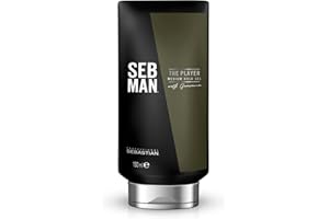 ‎SEB MAN SEB MAN THE PLAYER – remodellierbares Haargel mit mittelstarkem Halt – Styling Gel mit flexiblem Finish – mit Guarana-Extrakt und anregendem Duft von Bergamotte und rosa Pfeffer – 150 ml