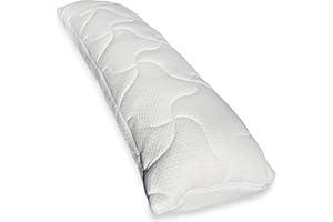 ‎TRAUMREITER Traumreiter Side Sleeper Pillow Memory Foam 140 x 50 cm Extra Wide & Thick 20 cm High Orthopaedic Pillow Visco XL Long Positioning Pillow Adult Side Sleeper Body Pillow Pregnancy Pillow