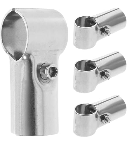 JCBIZ 2 Edelstahl 90° Rohrverbinder – 3-Wege-Gelenk Für Zäune, Regale & Mehr