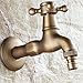 Produktbild Wasserhahn Antike reines Kupfer einzeln kalt europäisch ländlich Schnittstelle mit 4cm Länge Waschmaschine-A