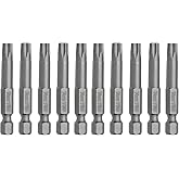 (10'lu SET) Mıknatıslı Torx T30 Bits U&ccedil; 75 mm Set Kutulu Manyetik 1/4 Matkap Ucu Tork 7.5 cm Uzunluk