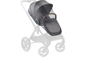 hauck Universal Baby Moskitonetz für Kinderwagen, Buggys & Reisebetten, Grau - 92 x 29 cm - Reißfestes, Feinmaschiges Moskitonetz mit Gummizug - Waschbar, Faltbar - Reise Zubehör