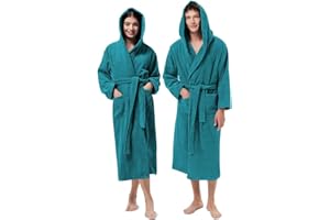 Jenny Sesal Accappatoio UNISEX Spugna, Ideale per CASA, SPA, SAUNA, PALESTRA. Morbido e con alta capacità di asciugatura