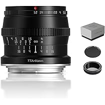 TTArtisan 35mm F1.4 APS-C Manual Focus Lens Compatible with Canon