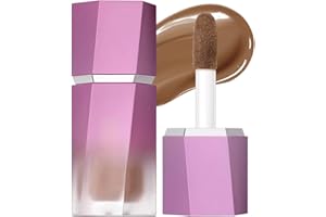 Vawolecy Liquid Contour Stick Crème longue durée Bronzant Maquillage, Pinceau intégré Baguette de teint sculpté Contour Blendable Matte Finish Face Shades Weightless Contouring Bronzer