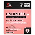 Three Unlimited Data Sim – Uncapped 5G Speeds – Preloaded EVERY MONTH Until 8th JANUARY 2026 – No Contract – Plug & Play for Business Broadband, Routers & Phones