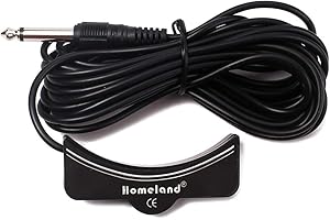 Alnicov - Pastilla para guitarra acústica clásica, alta sensibilidad y bajo nivel de ruido, pastilla para boca de guitarra acústica, accesorios para guitarra