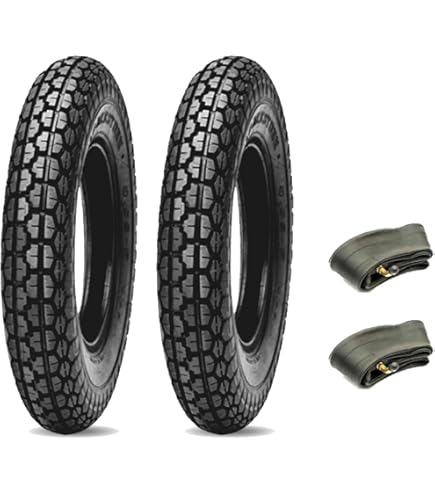 Pneumatici Rinforzati VQUEST 3.50-8 6 PR PF145 Per Vespa Classiche - Con Camere D'Aria Incluse!