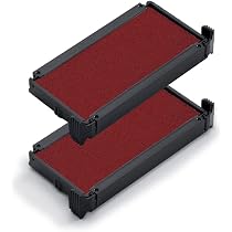 TRODAT Lot De 2 Cassettes D'encrage Pour Ligne Printy 4912 Rouge à L TRODAT Lot De 2 Cassettes D'encrage Pour Ligne Printy 4912 Rouge à L