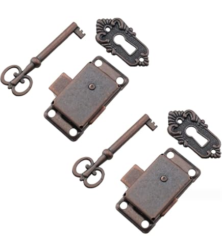 Serratura Per Quadro Elettrico - Maniglia A T, Doppia Ala, In Lega Di Zinco, Colore Nero - Foto 8