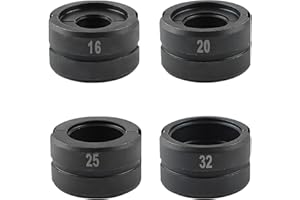 AMZCNC - Mâchoire de sertissage U16 à U32 - Profil TH pour 16 mm, 20 mm, 25 mm, 32 mm - Insert de mâchoire pour pinces à main et mâchoire interchangeable Raccords de tuyau composite