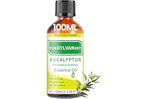 FORSYLVANEST Eucalyptus Essential Oil 100ML - Natural Eucalyptus Essential Oils for Diffuser, Humidifier, Aromatherapy, Shower, Bath, Candle and Soap Making