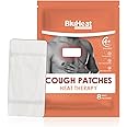 BluHeat Cough Decongestion Patches 8 Large New technology Heat Therapy Patches Safe and Natural Odour-Free, Air-Activated, Long-Lasting Ideal for All Skin Types