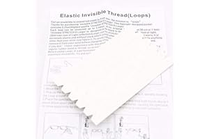 ZQION 5 pacchetti elastici invisibili loop di filo fluttuante magia ravvicinata trucchi magici mago magia Gimmick magico loop strumento magico