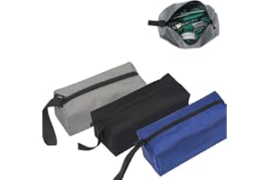 ZffXH 2/3/5 Pcs Pacchetto Tasche Utilità Impermeabile Tela Marsupio/Più Piccoli Viti Unghia Attrezzo Organizzatore Multiuso/Vuota Heavy Duty Resistente Borsa Cacciaviti/Astuccio Per Penne