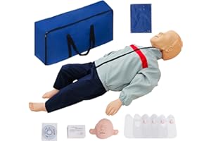 YONGYUN Manichino di Rianimazione per Bambini, Manichino Primo Soccorso Rcp Kit, Manichino per Rianimazione Cardiopolmonare Per Insegnamento