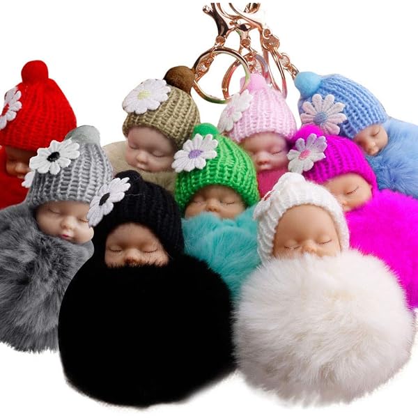 Kawaii doux Dormir Bébé Poupée avec des lunettes Porte-clés En Peluche Poupée En Fourrure De Lapin Porte-clés sac Pendentif pom pom dormir porte- clés en peluche Kawaii doux Dormir Bébé Poupée avec des lunettes Porte-clés En Peluche Poupée En Fourrure De Lapin Porte-clés sac Pendentif pom pom dormir porte- clés en peluche